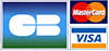 CB, Mastercard, Visa